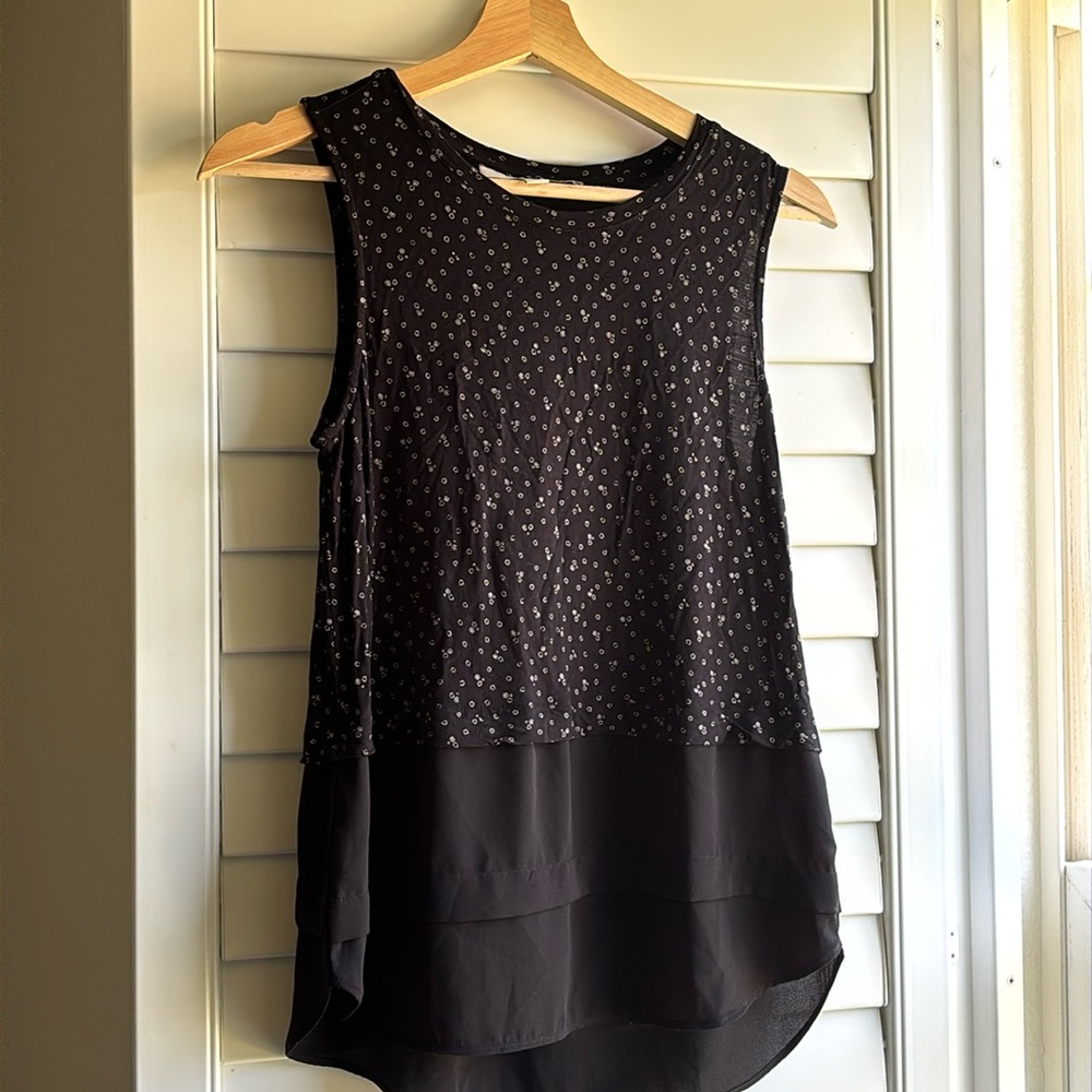 Loft Petite Black Top